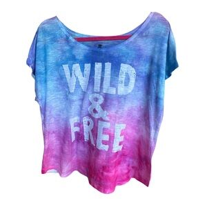 Tie-Dye “Wild & Free” Tee
